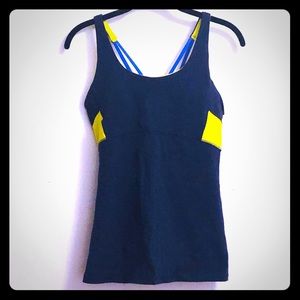 Athleta shelf in bra tank top